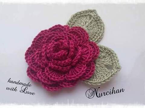 wunderschöne Häkel - Rosen Anleitung