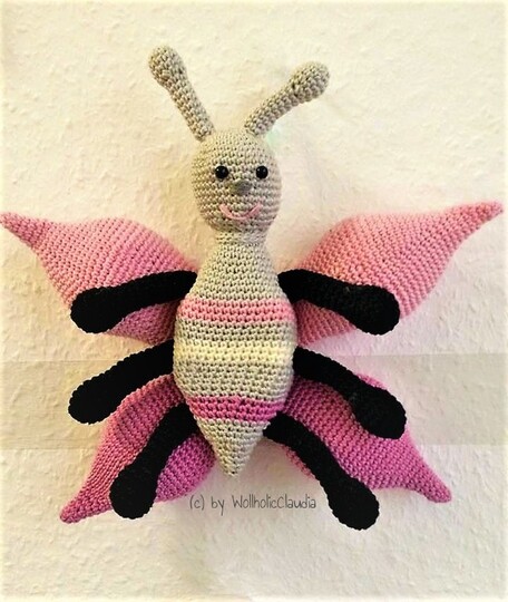 Häkelanleitung Schmetterling