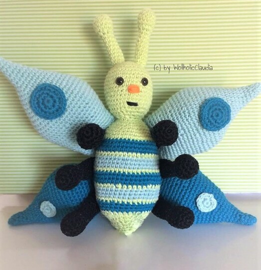 Häkelanleitung Schmetterling