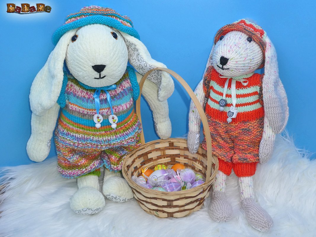 Hase Hansi, zum Kuscheln und Liebhaben, nicht nur an Ostern - gestrickt von Dadade - Bild 12