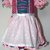 Baby Dirndl * Gestrickt * GR. 74 - 80 * Frühling