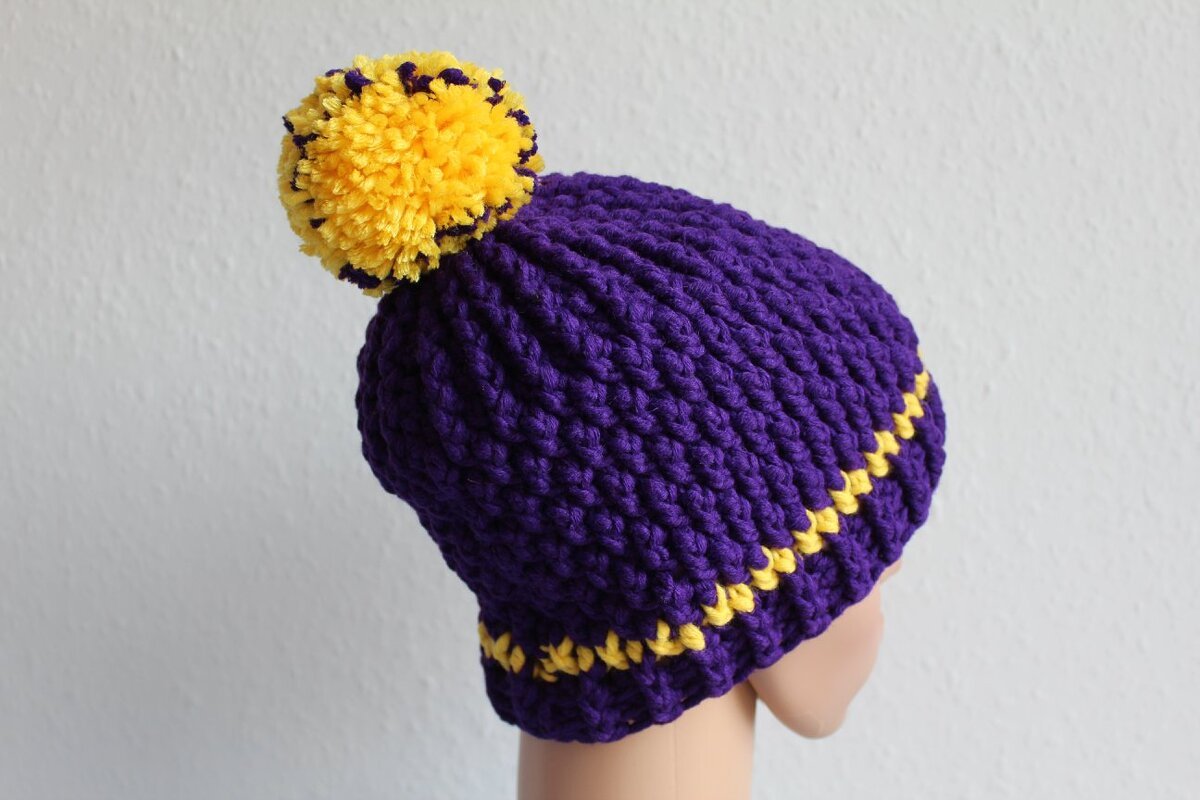 "Eisberg" Skimütze Bommelmütze gehäkelt PDF-Anleitung - Bild 6