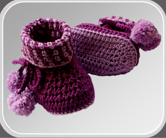 Sparpaket No.1 "Babyschuhe" 3 Häkelanleitungen