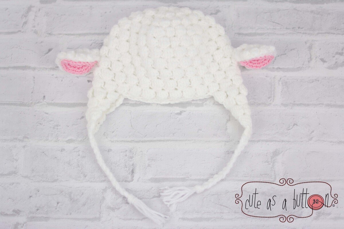 Cute as a button Lämmchenmütze Häkelanleitung - Bild 3