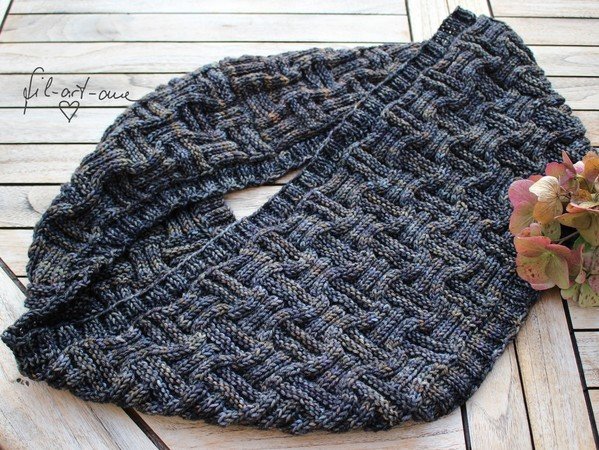 Knitting pattern cowl / boyfriend-loop for men