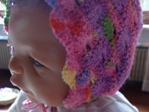 Häkelanleitung Babymütze / Haube "Strahlensonne" 