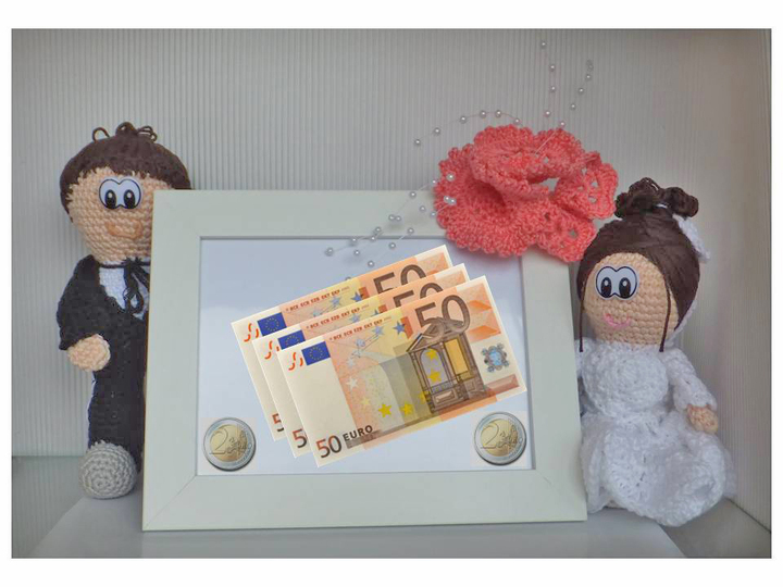 Braut & Bräutigam - Häkelanleitung Geldgeschenk