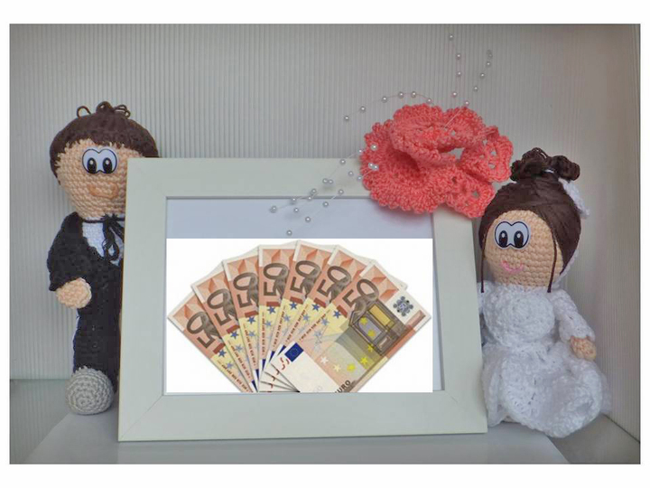 Braut & Bräutigam - Häkelanleitung Geldgeschenk