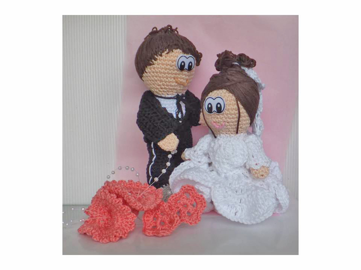 Braut & Bräutigam - Häkelanleitung Geldgeschenk