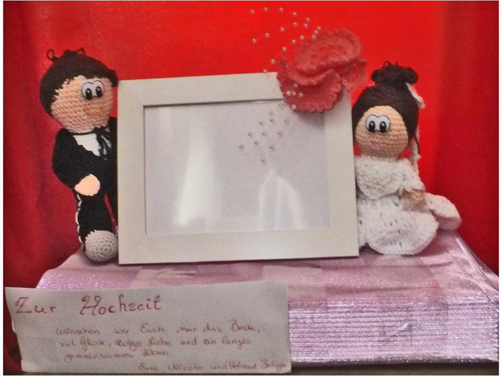 Braut & Bräutigam - Häkelanleitung Geldgeschenk