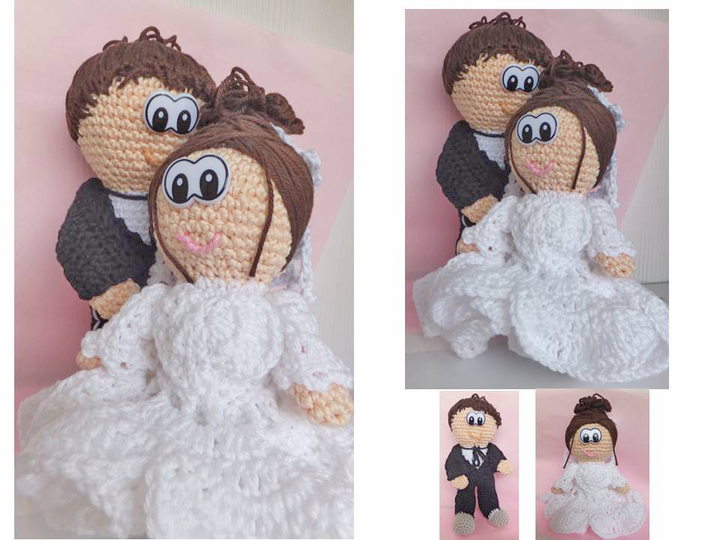 Braut & Bräutigam - Häkelanleitung Geldgeschenk