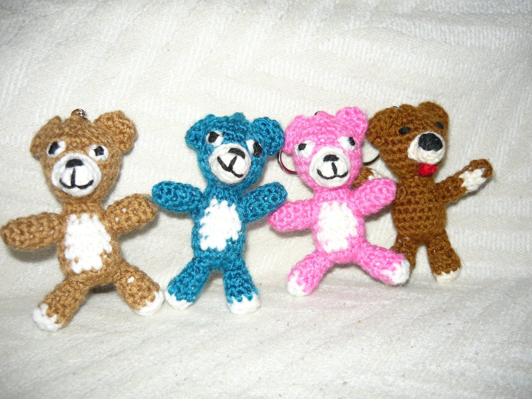 Häkelanleitung Teddy Schlüsselanhänger / Geschenkanhänger - Bild 8