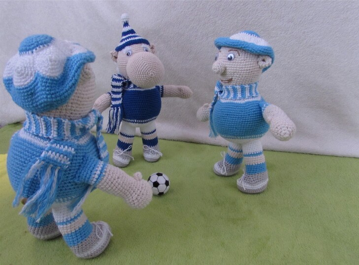 Erwin & Schorsch Wuschel, die beiden Fussballfans