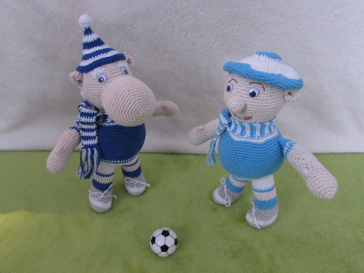 Erwin & Schorsch Wuschel, die beiden Fussballfans