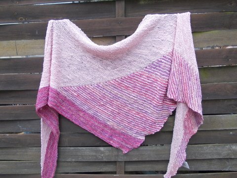 Strickanleitung Tuch Frühlingserwachen