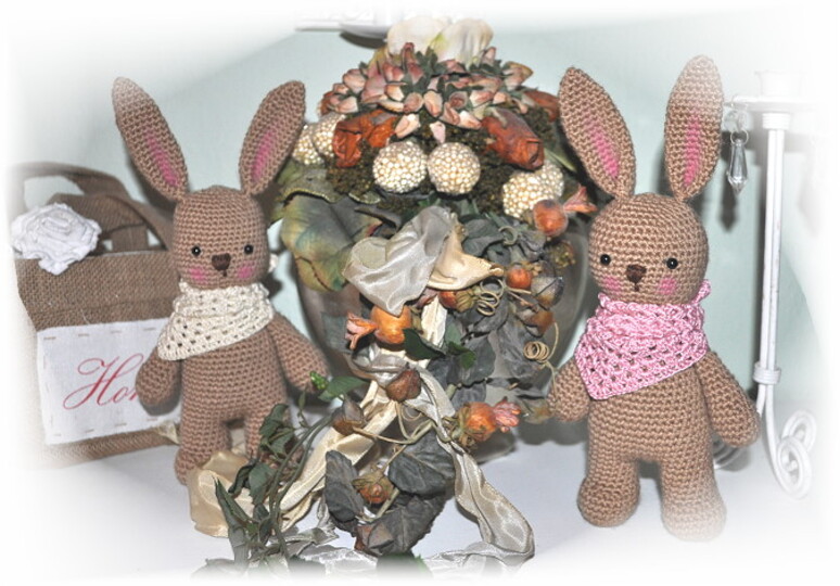 E-Book - Häkelanleitung - Tierische Kuschelfreunde - Kätzchen, Teddy - Häschen