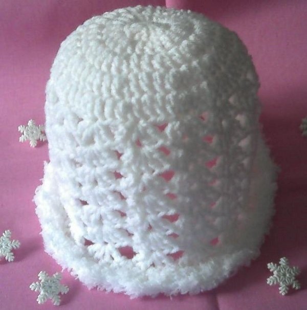 Häkelanleitung Baby-Mütze "Wolke" für Kopfumfang 36/40