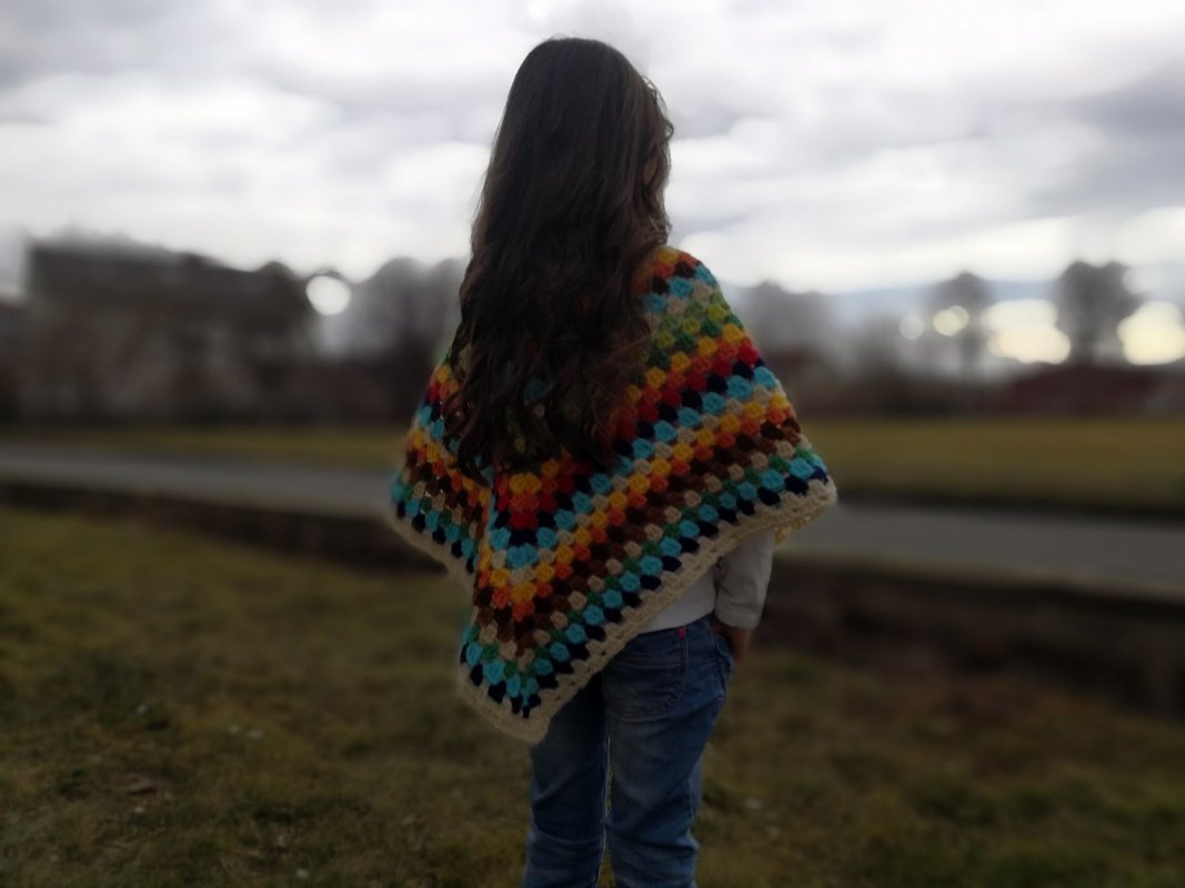 *Häkelanleitung* Ein Poncho für die ganze Familie - Bild 4