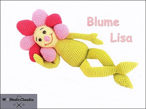 Häkelanleitung Blume Lisa