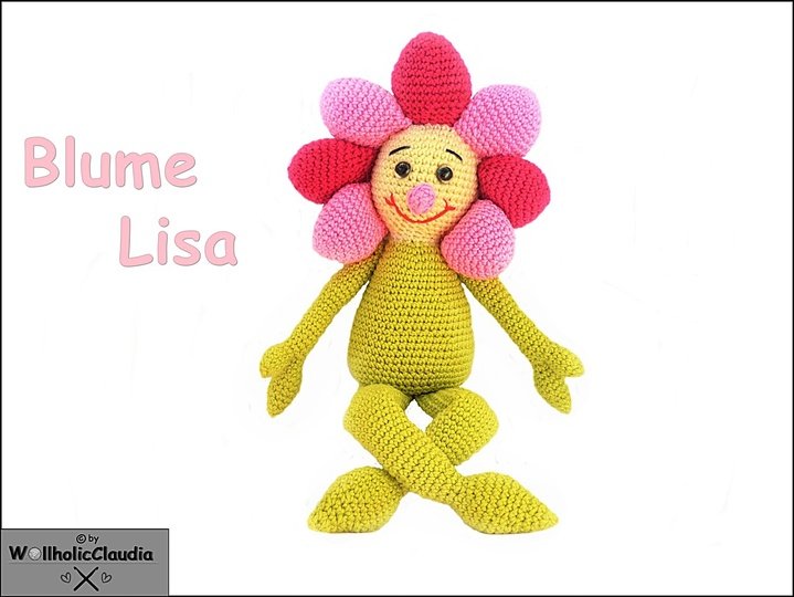 Häkelanleitung Blume Lisa