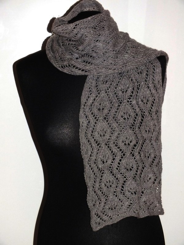 Sparset/ 2 Strickanleitungen 2 Schals Rumalcea Shamino Lace - Bild 2