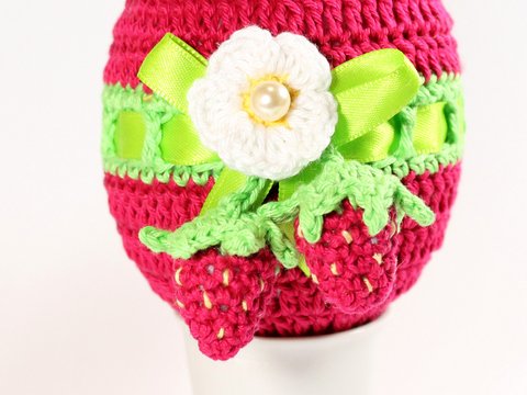 Mini Erdbeeren mit Blume (Gr. ca. 3 cm)