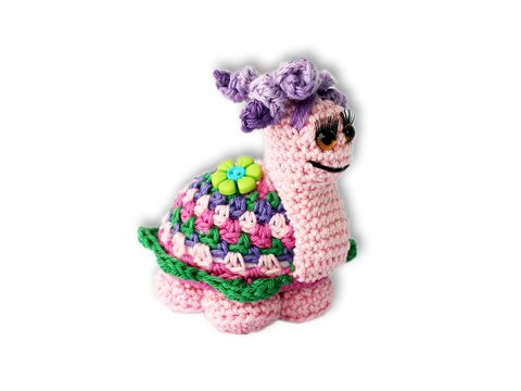 Dekofigur: junge Schildkröte, ca. 8 cm