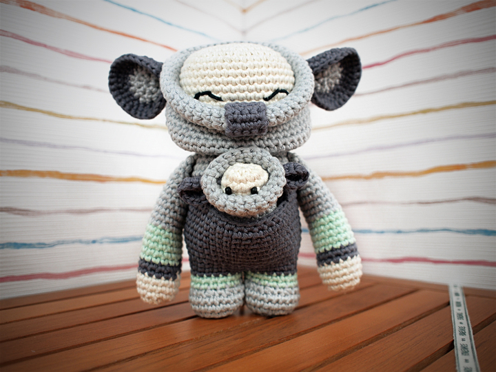 Häkelanleitung Kim der Koala