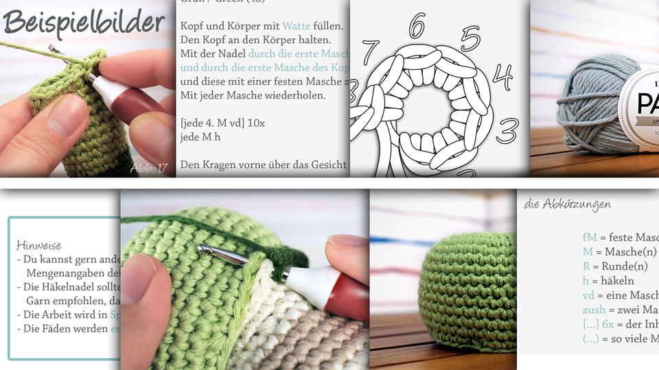 Häkelanleitung Sun der Schneemann
