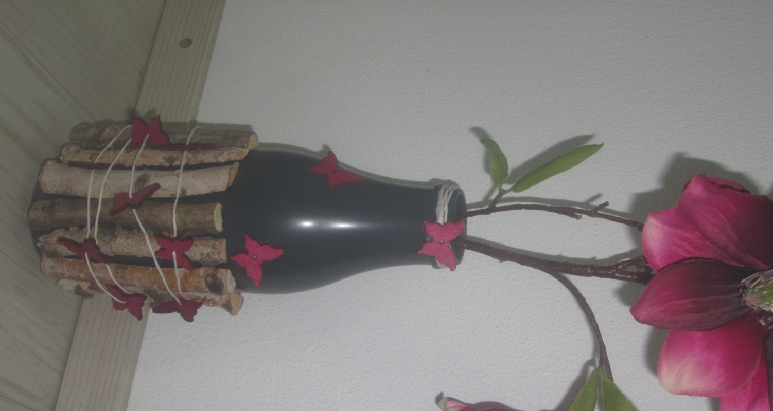 Spray on bottle - Flaschen Vase