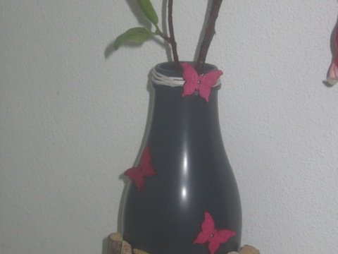 Spray on bottle - Flaschen Vase