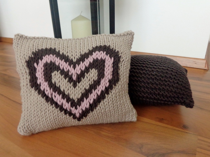 Strickanleitung für Duftkissen/Duftpolster | Homeware Duftkissen *Herzilein*