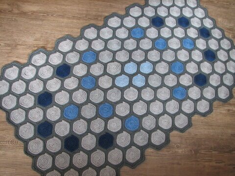 Häkelanleitung Badezimmer-Teppich, Badevorleger