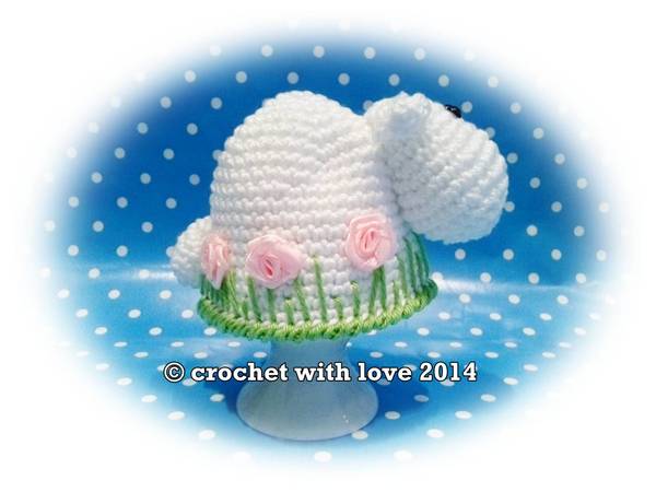 sheep egg cozy - crochet pattern