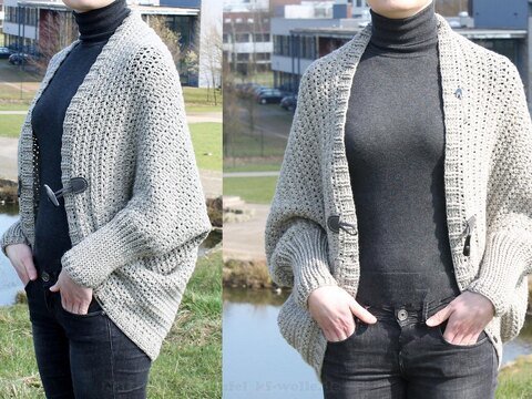 Cardigan "Companion" (Sternchenmuster, Gr. 36-46)