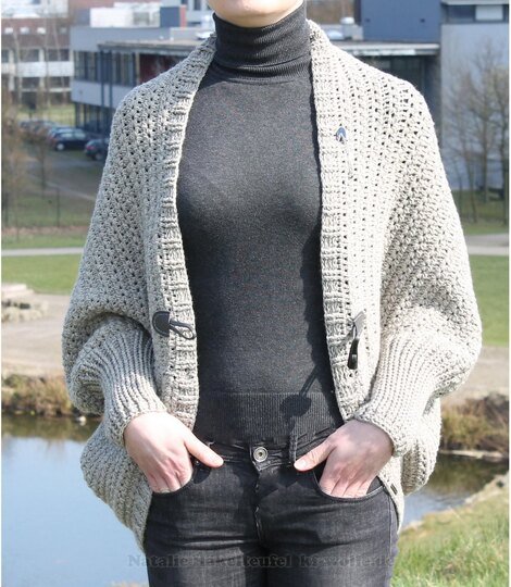 Cardigan "Companion" (Sternchenmuster, Gr. 36-46)