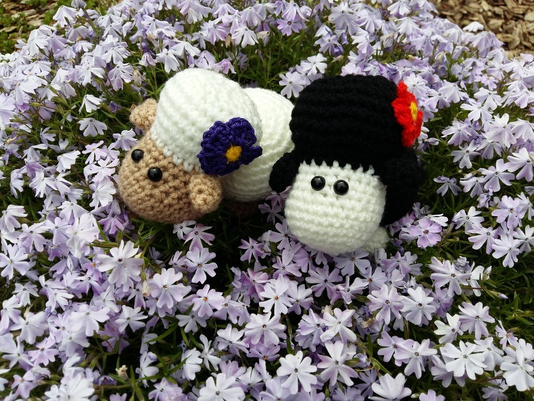 Trostschaf Waldi Amigurumi