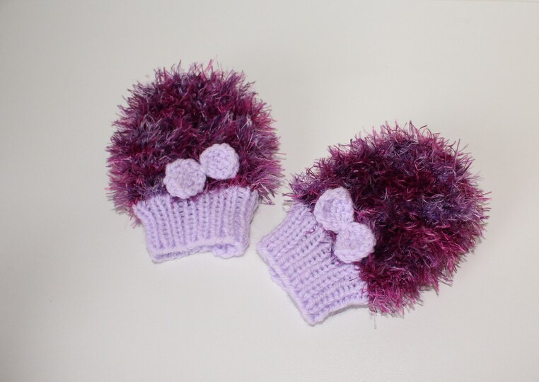 Strickanleitung Baby-Kuschelhandschuhe, ca. 3 - 9 Monate