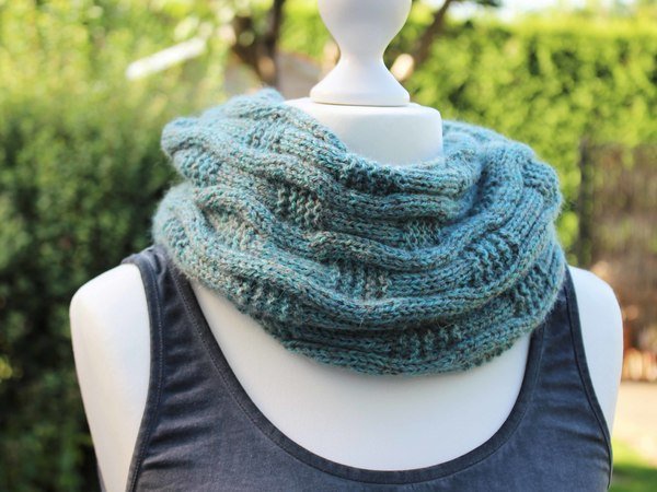 Cowl "Anouk", knitting pattern, easy