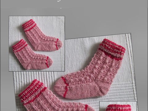 Babysöckchen "Abendstern" - Gr. 15-23