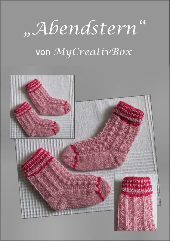 Babysöckchen "Abendstern" - Gr. 15-23