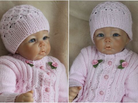 Strickanleitung für Babymütze "Frühling"