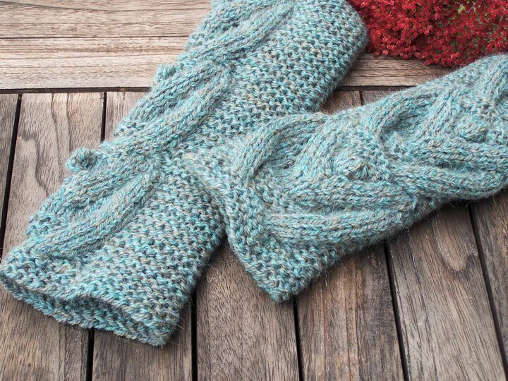 Armstulpen "Anouk", Strickanleitung, 3 Größen