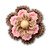 Blume "Vintage", Gr. ca. 5 cm.