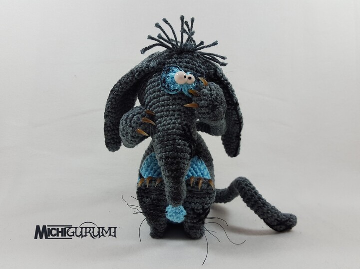 Häkelanleitung: Maskottchen - Ratte Michigurumi