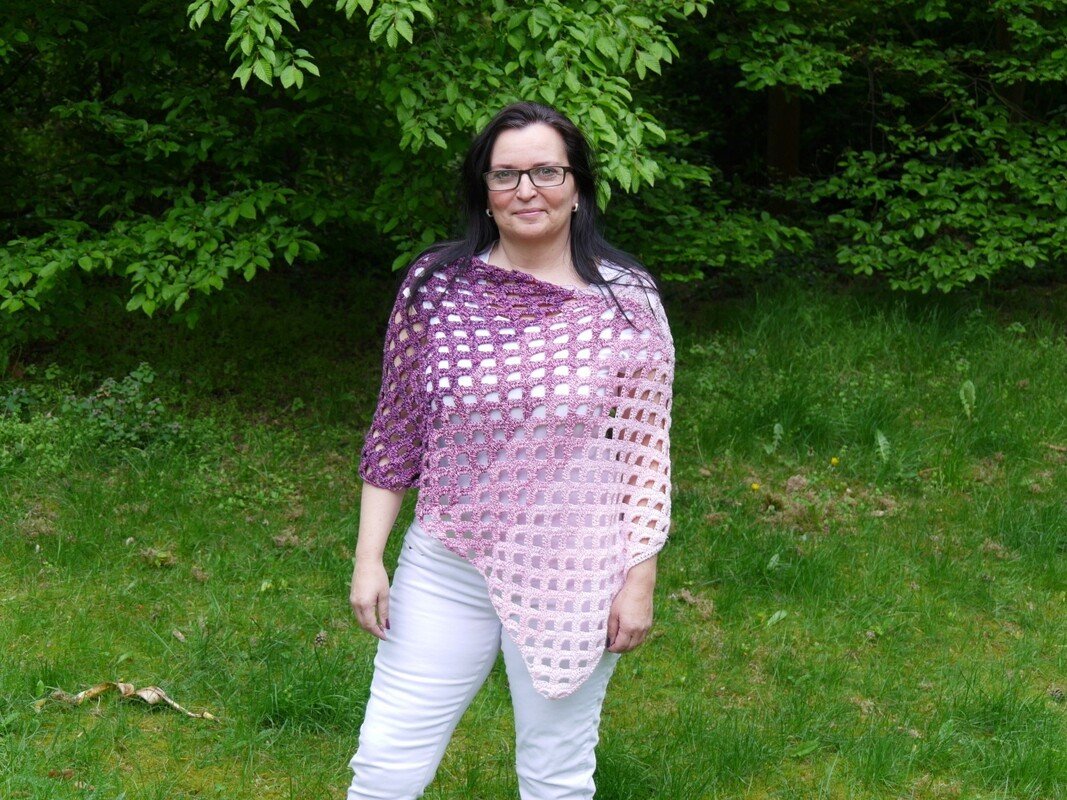 Häkelanleitung Sommer Poncho