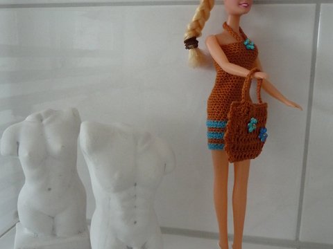 Häkelanleitung Puppenkleid