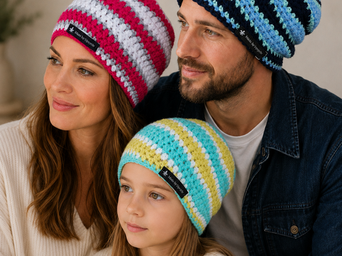 Häkelanleitung Beanie Unisex „WAVE“ | Mütze mit Wellenmuster | Größe M–L