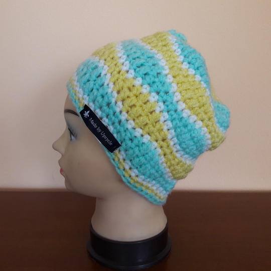 Häkelanleitung Beanie Unisex „WAVE“ | Mütze mit Wellenmuster | Größe M–L