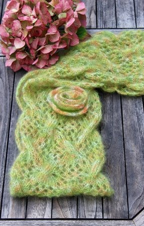 Cowl "Amandine", knitting pattern, quick and easy